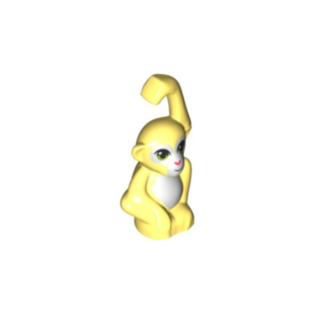 LEGO Friends Monkey Minifigure - Orangutan Baby, Bright Light Yellow