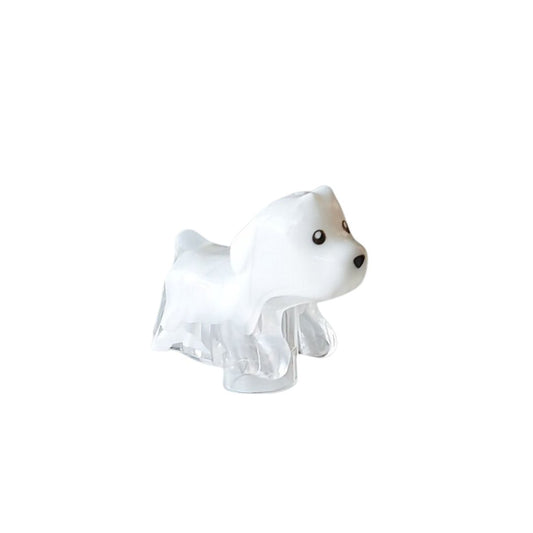 LEGO Dog Ghost Minifigure White Marble (Spencer, Hidden Side)