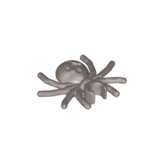 LEGO Minifigure Animal - Spider Round Body with Clip, Silver
